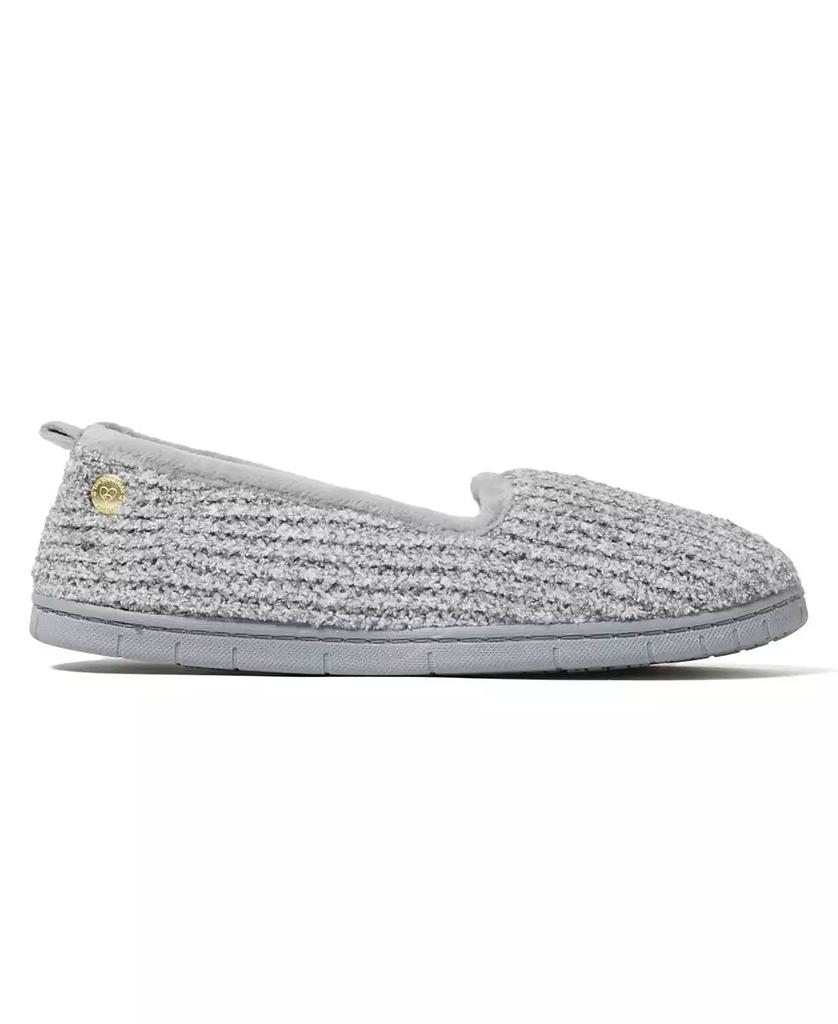 Dear Foams Women's Rachel Marled Chenille Closed Back Slippers
