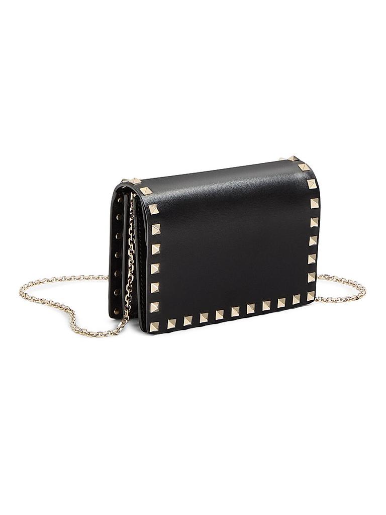 Valentino Rockstud Calfskin Chain Pouch
