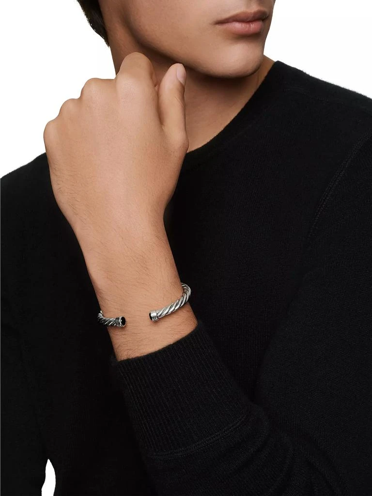 David Yurman Cable Cuff Bracelet in Sterling Silver 7