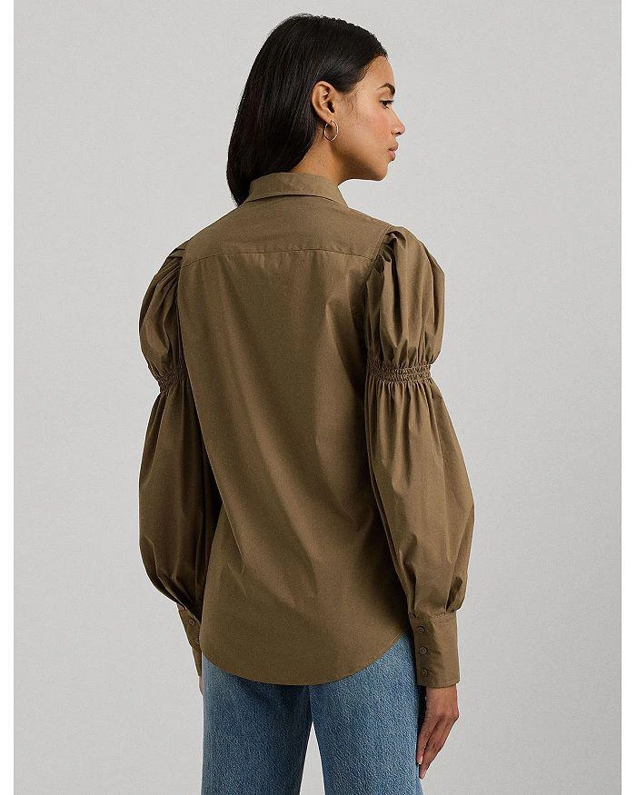Ralph Lauren Balloon Sleeve Button Front Shirt 3