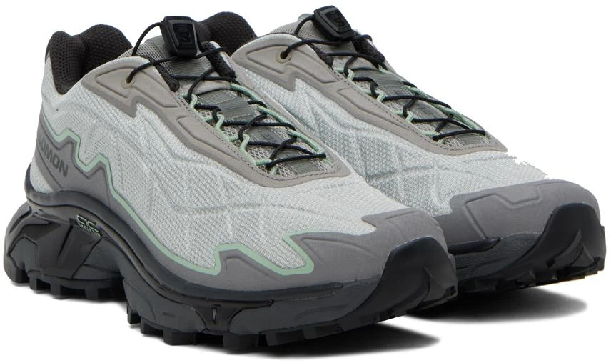 Salomon Gray & Silver XT-Slate Advanced Sneakers 4