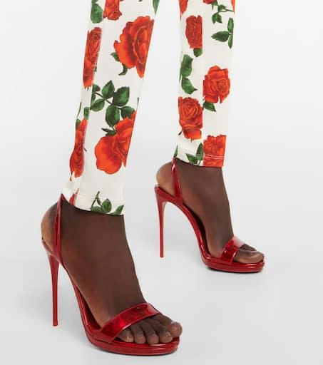 Christian Louboutin Loubi Queen 120 leather sandals 4