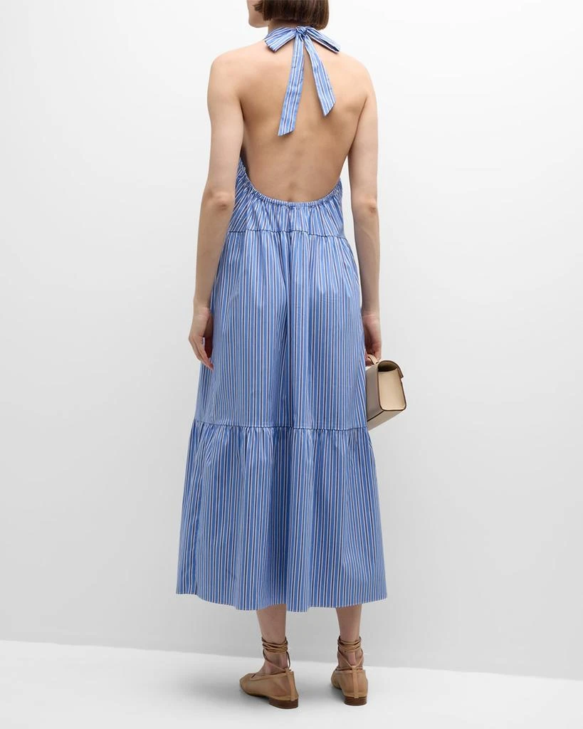 Solid & Striped The Kai Striped Poplin Maxi Dress 4