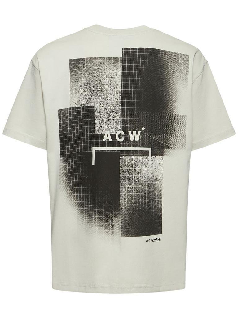 A-COLD-WALL* Brutalist Print Cotton Jersey T-shirt