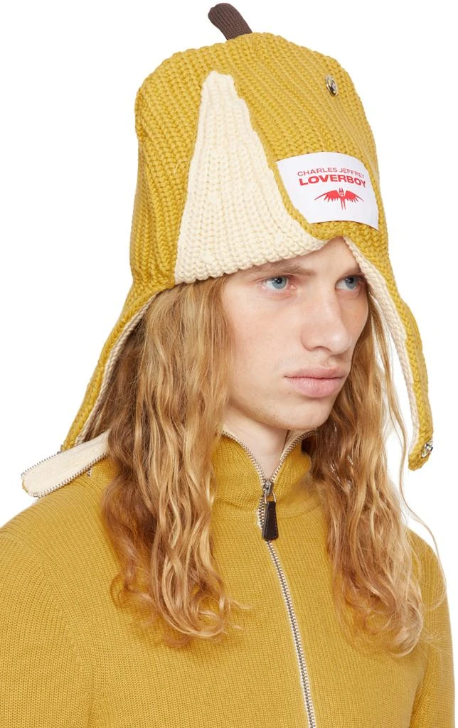 Charles Jeffrey Loverboy Yellow Chunky Banana Beanie 4