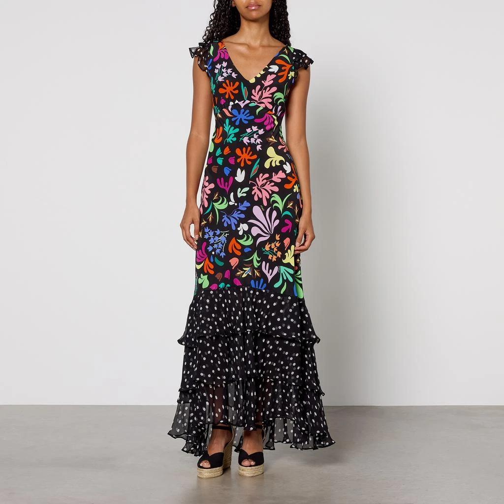 Rixo Ossy 2 Silk Midi Dress 1