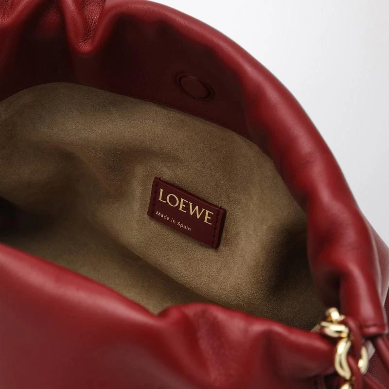 Loewe Flamenco Purse red leather bag 5