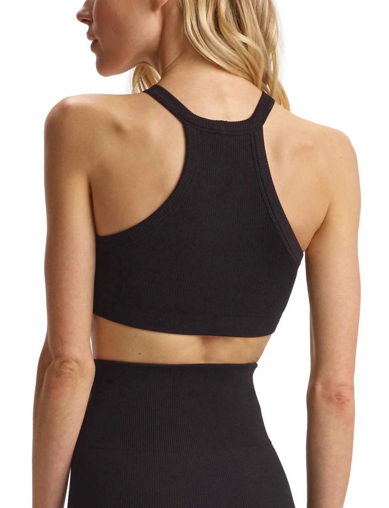 commando Studio Rib Racerback Bra In Black