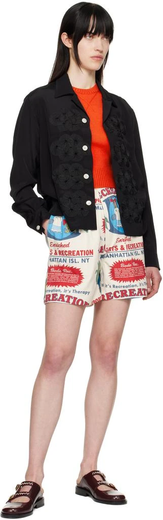 BODE Black Ribbon Garland Shirt 4