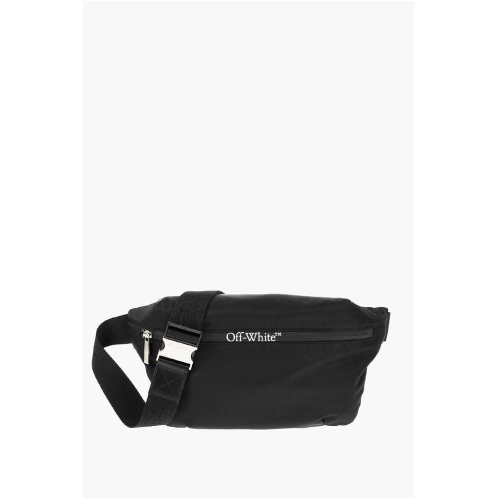 Off-White Off- Solid Color Bum Bag with Contrasting Women's Logo 1