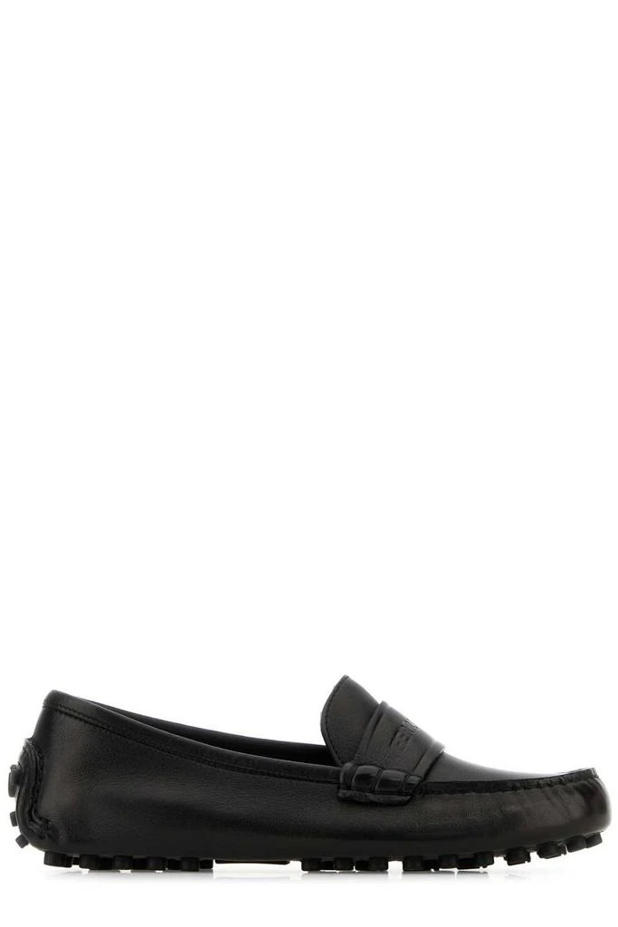 Salvatore Ferragamo Ferragamo Logo Embossed Slip-On Loafers 1