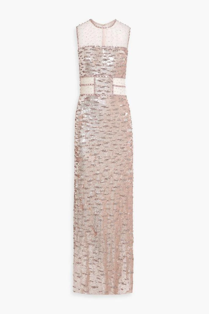 Jenny Packham Nixie sequined tulle gown 1