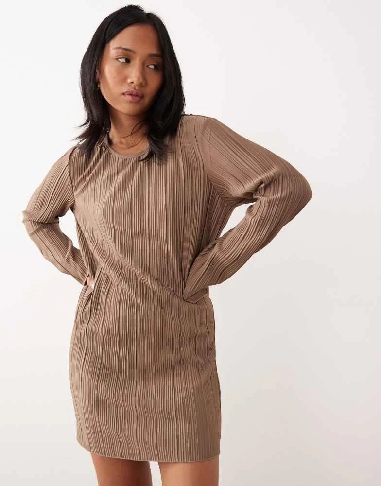 petite brown dress Cornelia Mini Dress main image 0