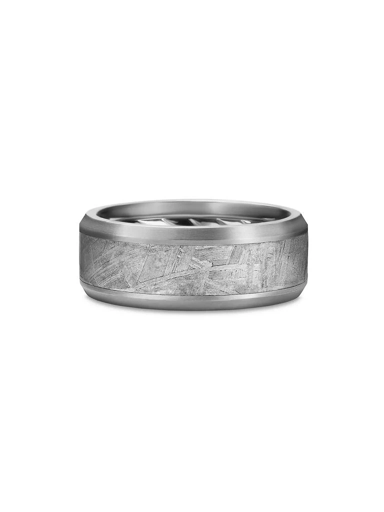 David Yurman Beveled Band Ring in Grey Titanium 1