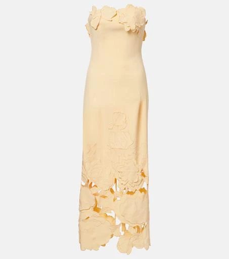 knee length dresses for ladies Rayna Appliqué Bustier Maxi Dress main image 0