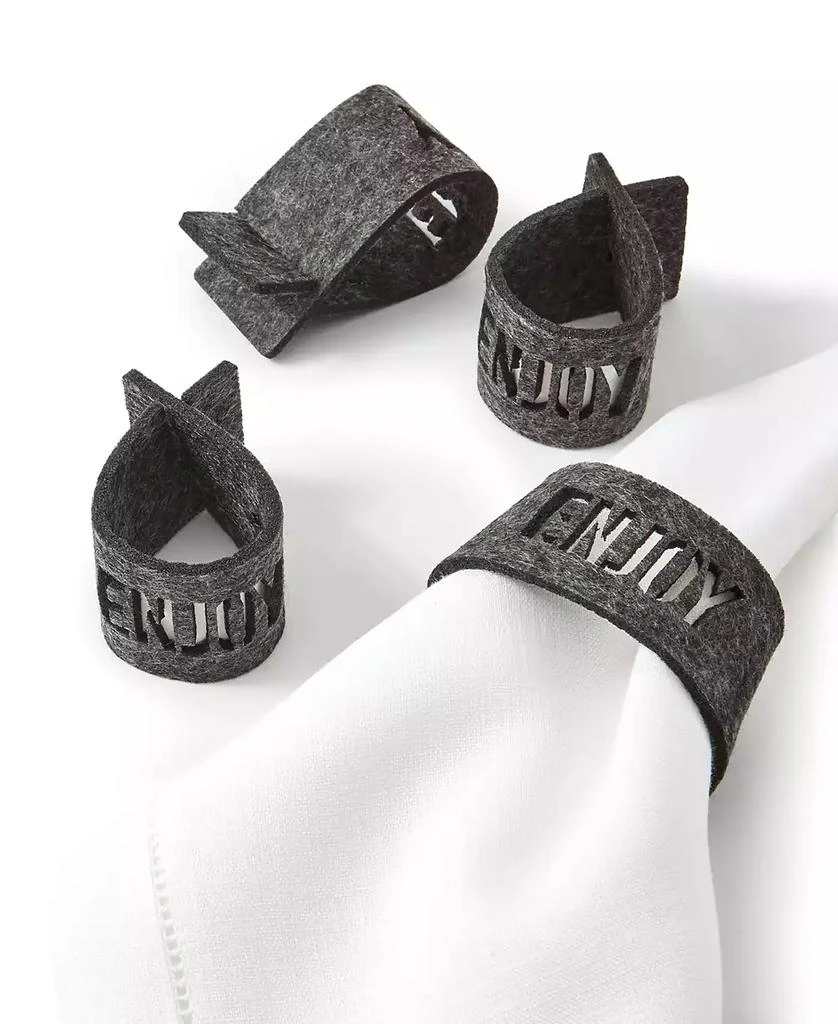The Cellar Words Felt Napkin Rings, Set of 4, Created for Macy's 3