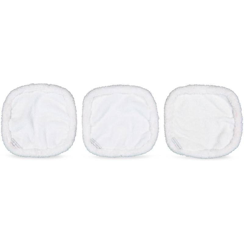 Little Giraffe Set of small baby towels in white and pink