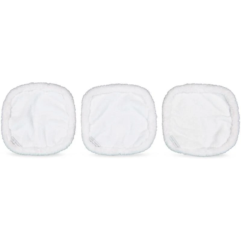Little Giraffe Set of small baby towels in white and pink 2