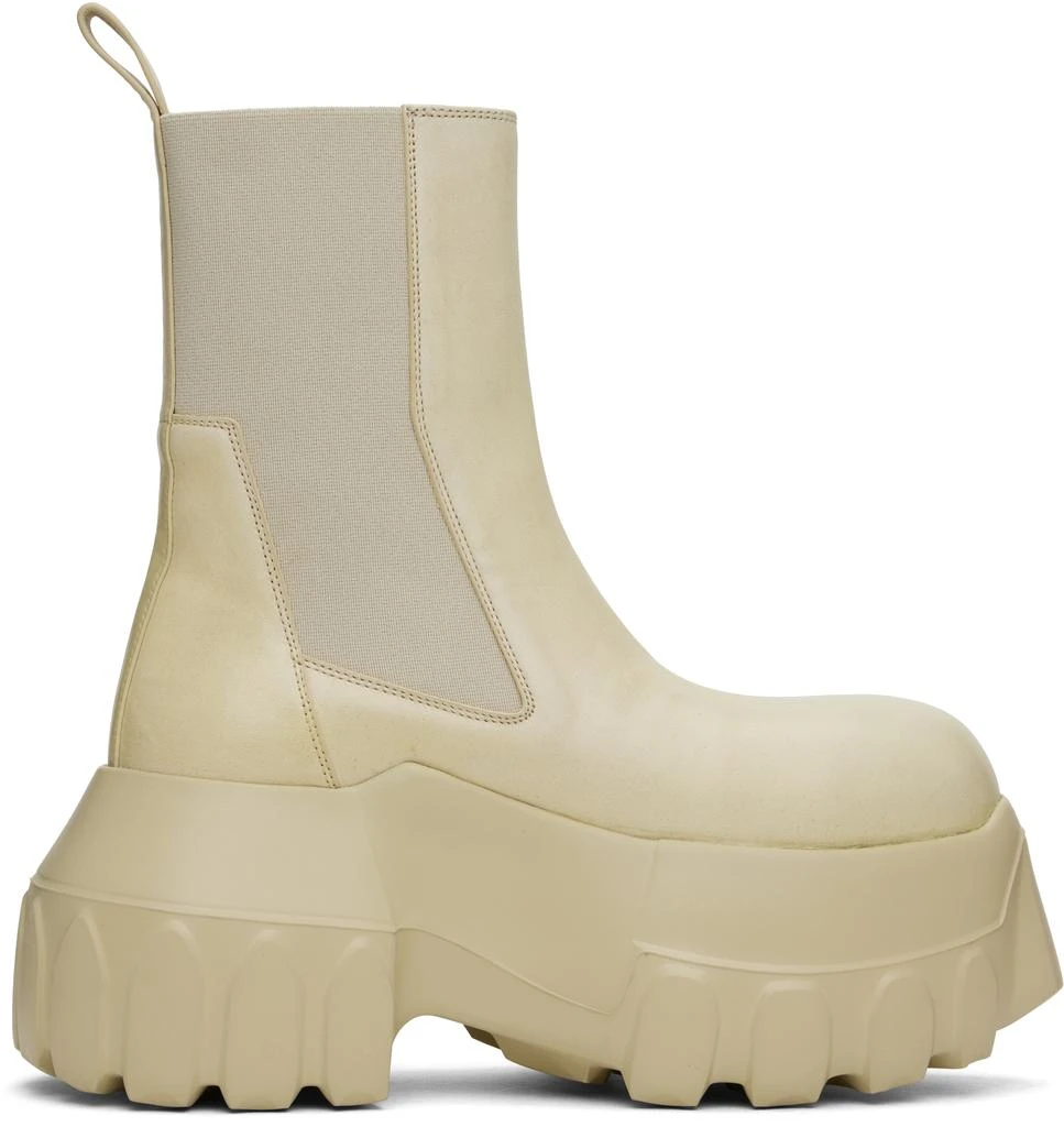 Rick Owens Off-White Hollywood Beatle Mega Tractor Boots 1