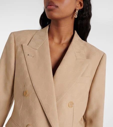 Gucci GG wool jacquard blazer 4
