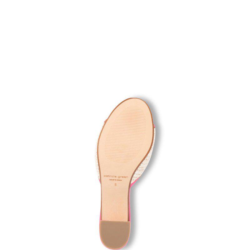 Patricia Green Sienna Raffia Block Heel
