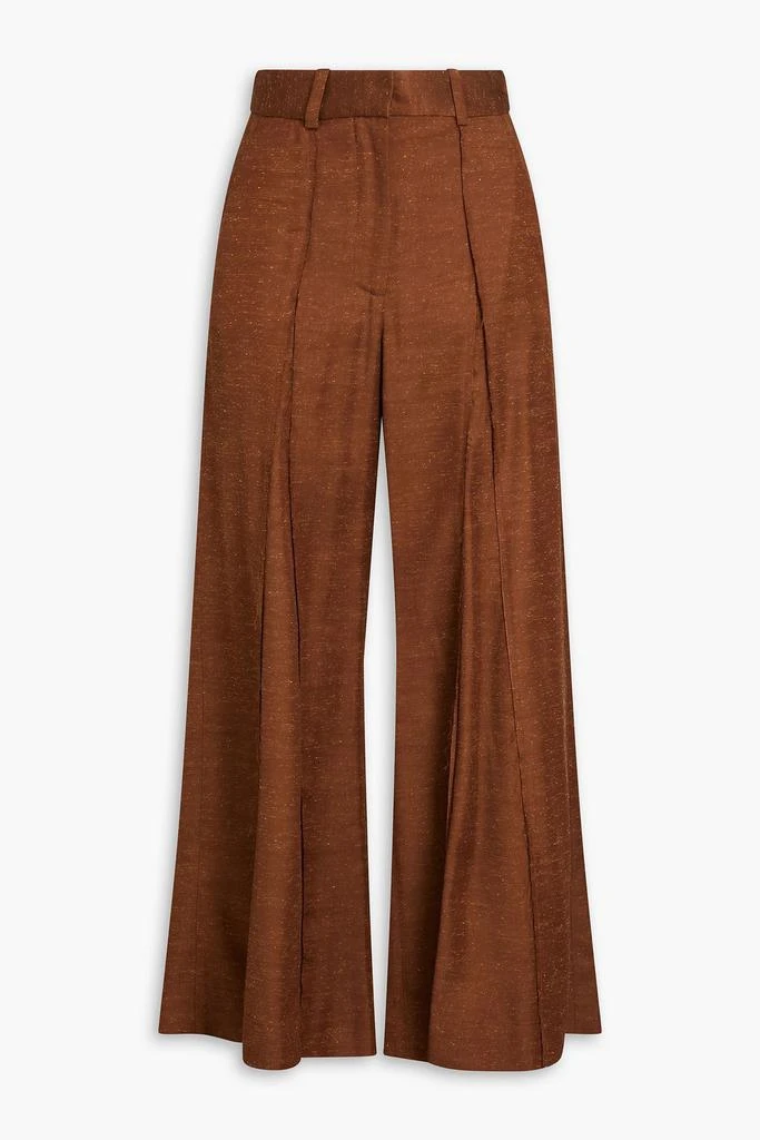 BY MALENE BIRGER Puglia slub twill wide-leg pants 1