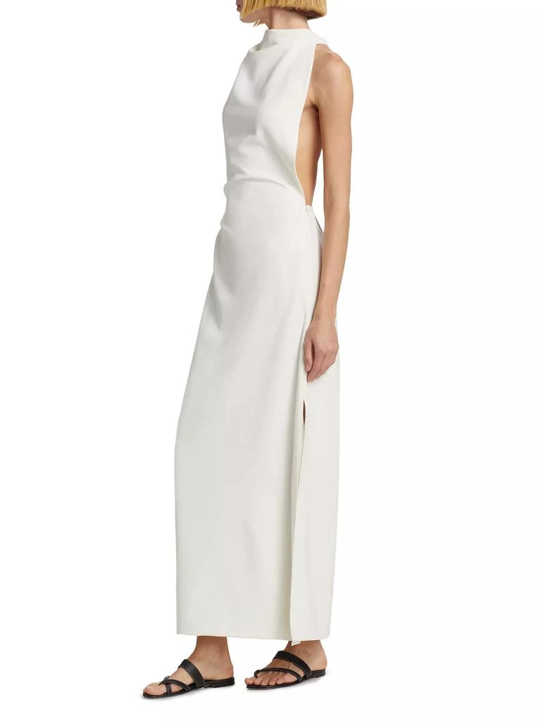 Proenza Schouler Selena Twist Back Crepe Dress 3