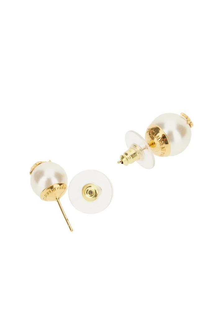 Yves Saint Laurent Saint Laurent "Cassandre" Pearl Stud Earrings 5