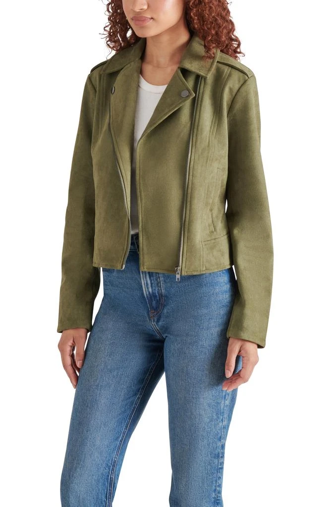 Steve Madden BB DAKOTA BY STEVE MADDEN Not Your Baby Faux Suede Jacket 5