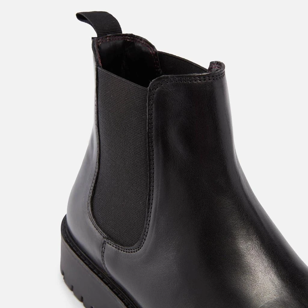 Walk London Walk London Men's Sean Leather Chelsea Boots - Black 4