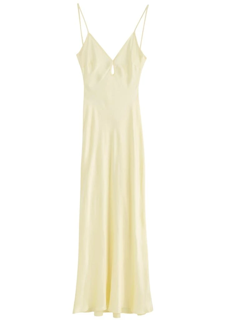 fitted lace wedding dress Cindy Yellow Maxi Dress - US 4 main image 1