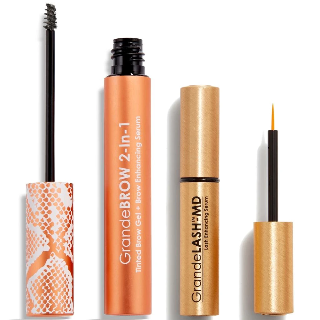 Grande Cosmetics GRANDE Cosmetics GrandeBROW 2-in-1 Tinted Brow Gel + GrandeLASH Travel Serum Duo