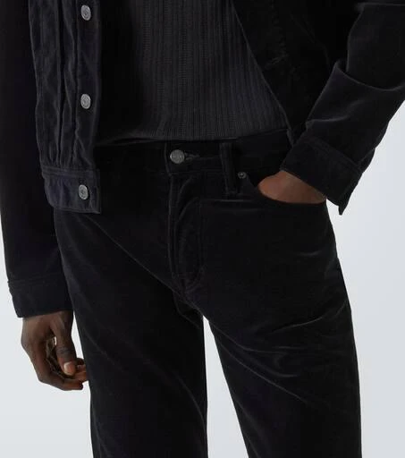 Tom Ford Cotton velvet bootcut pants 5