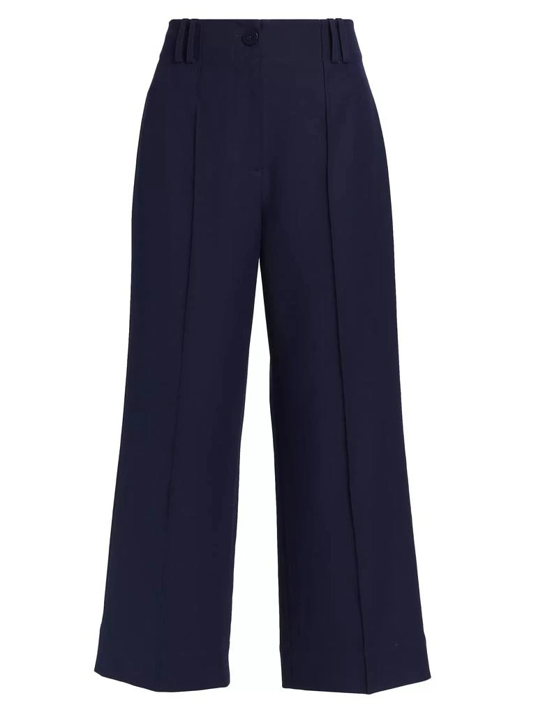 Tahari Brigid Pintuck Culotte Pants 1