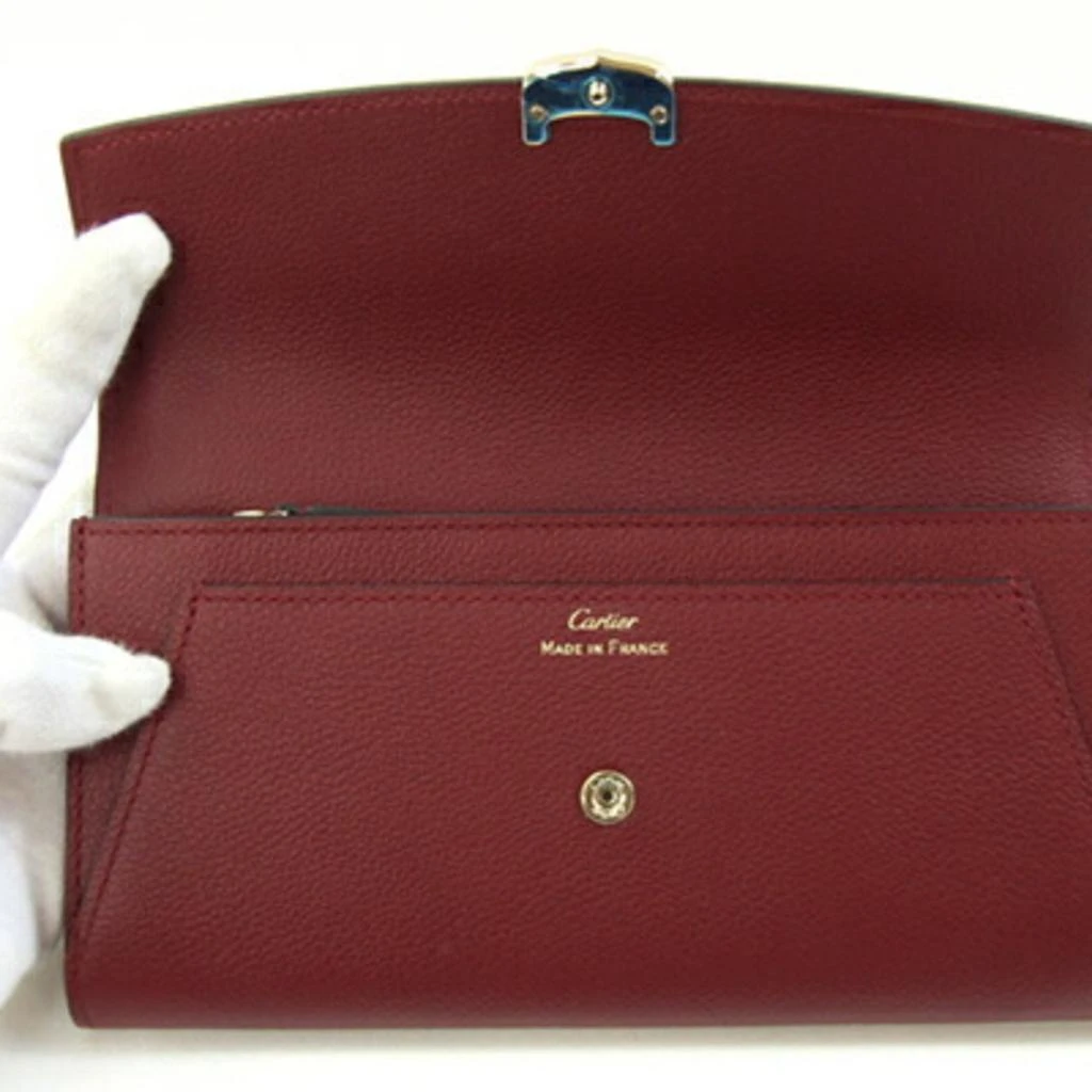 Cartier Leather Long Wallet (Bi-Fold) (Pre-Owned) 3