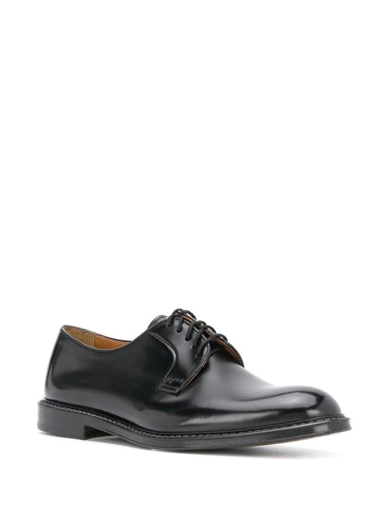 DOUCAL'S Classic Polished Leather Derby Shoes 2