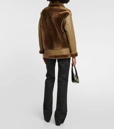 Blancha Leather and shearling jacket 3