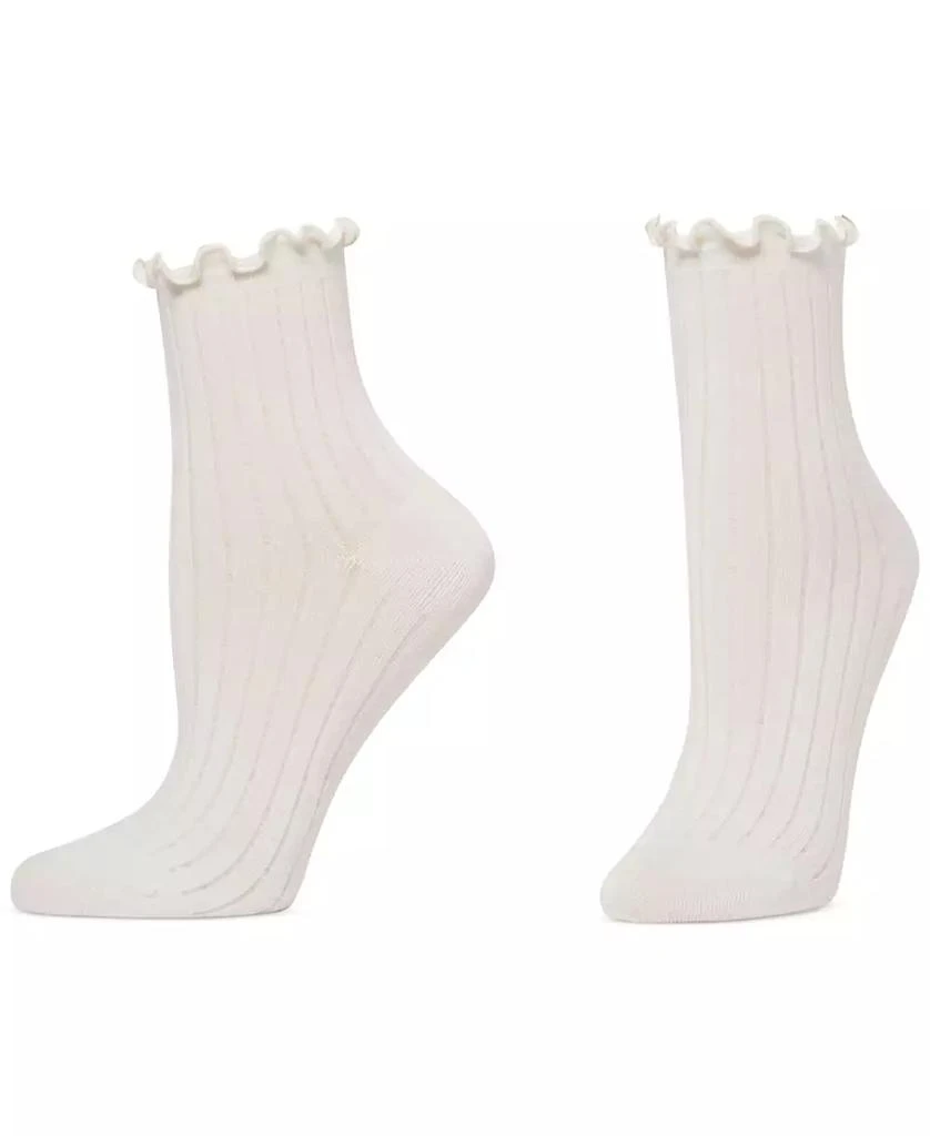 Hue Women
s 3-Pk. Sheer Ribbed Anklet Socks U24421MP 3