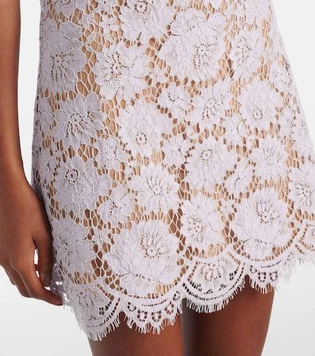 Self Portrait Embellished lace minidress 5