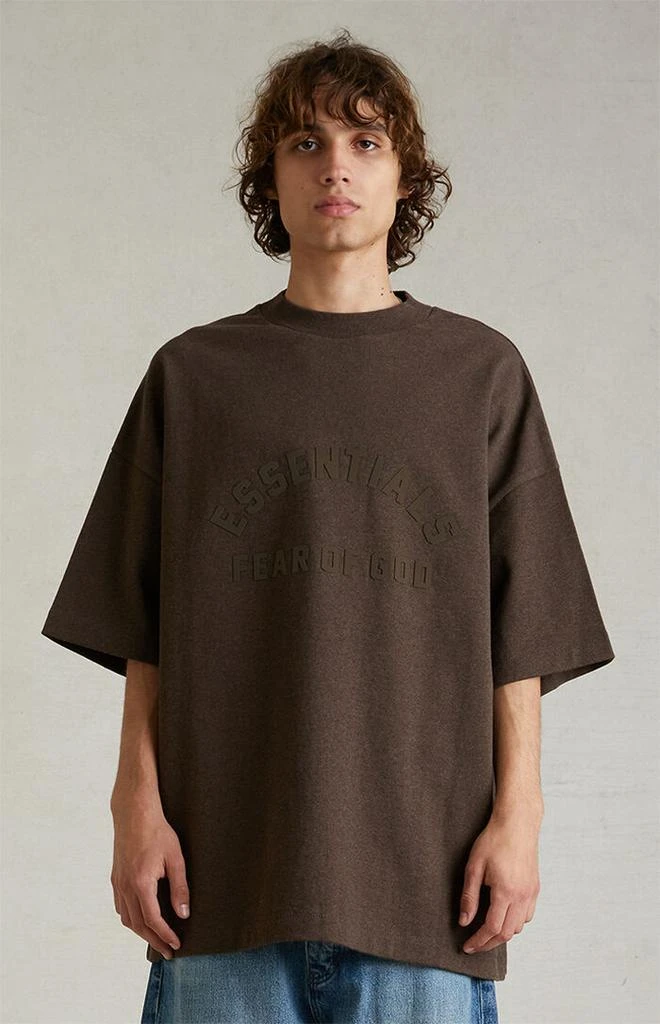 Essentials Heather Wood Heavy T-Shirt 2