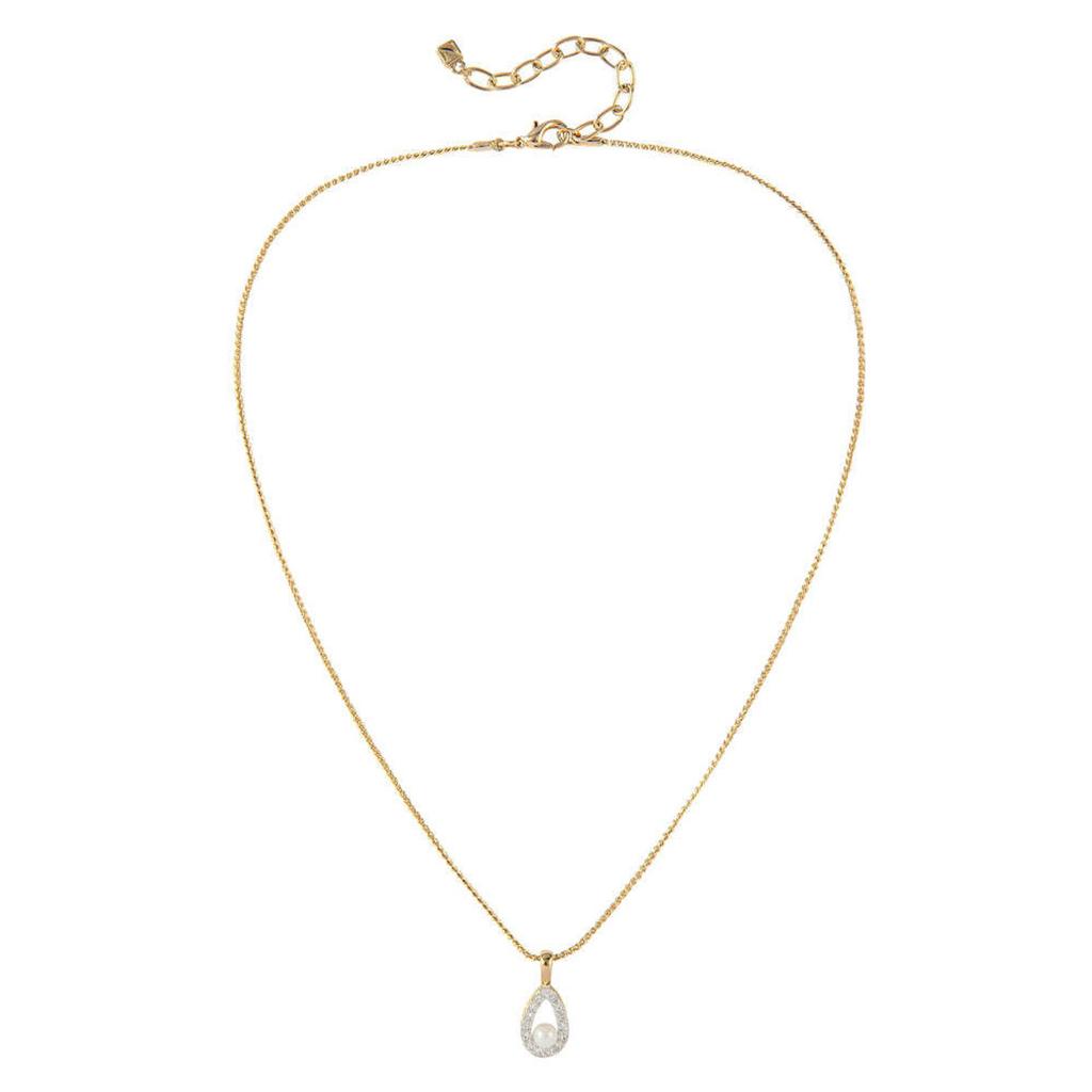 Susan Caplan Vintage 1980s vintage nina ricci pearl drop pendant necklace