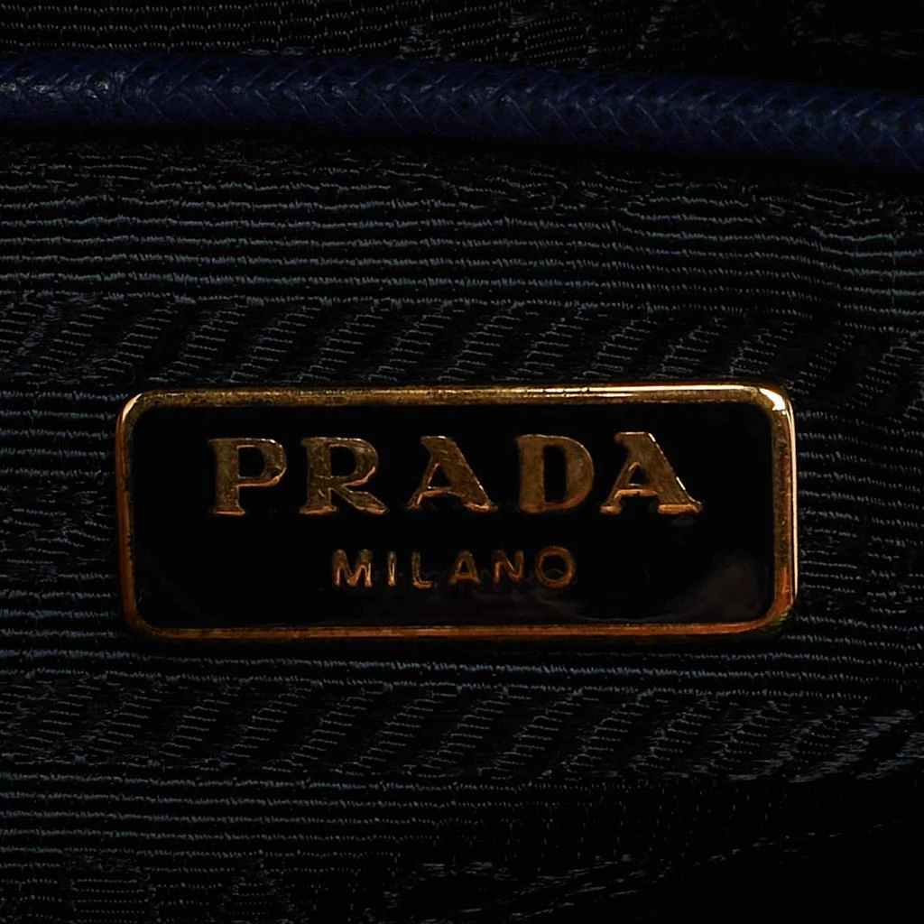 Prada Prada Navy Blue Saffiano Lux Leather Mini Camera Crossbody Bag 9