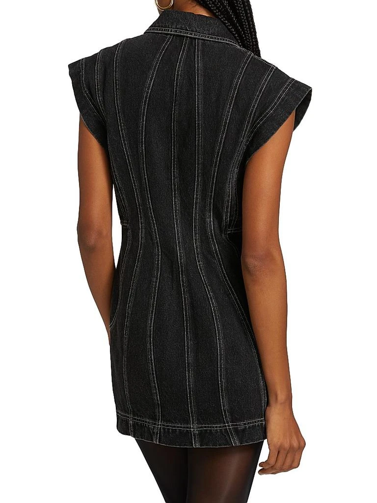 Acler Eagleton Denim Sleeveless Minidress 5