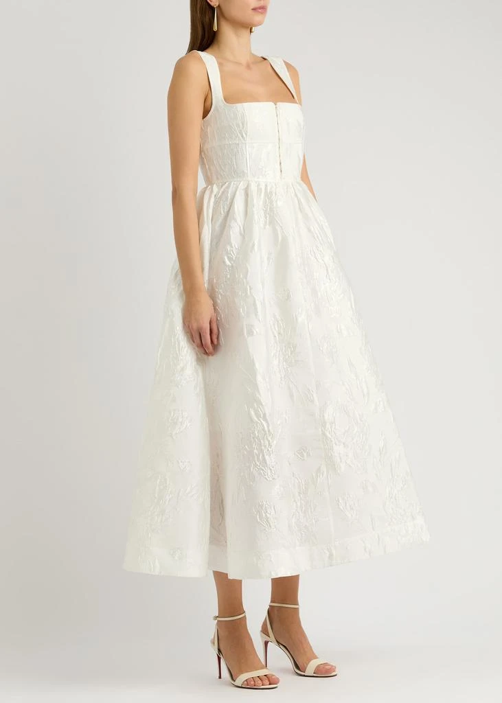 Anton floral-jacquard twill midi dress  On Sale Now with Up to 50% Off |  Discover Exclusive Deals & Savings at BeyondStyle  Authentic CLEA seasonal  reductions|womens/clothing/dresses/summer dresses|WOMENS|ss25|holiday  shop/womens|womens|womens ...