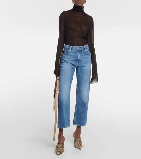 FRAME 70's cropped bootcut jeans 7
