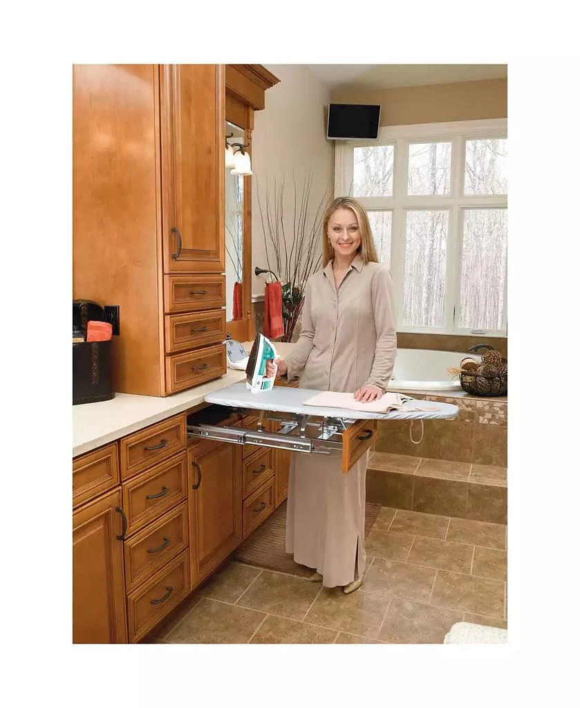 Rev-A-Shelf Pullout Foldaway Ironing Board for Vanity Cabinet Drawer, VIB-20CR 4