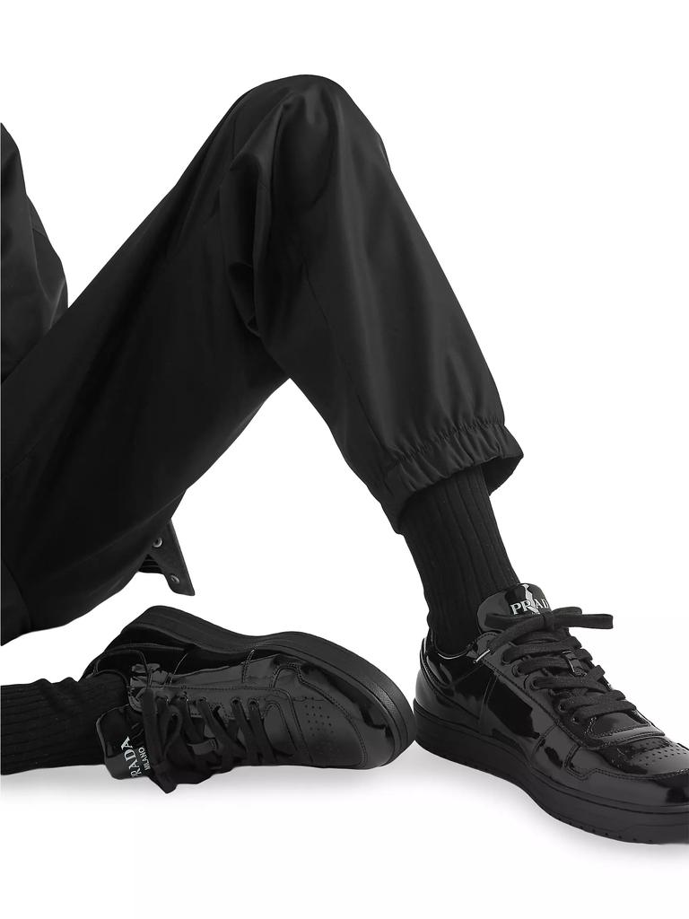 Prada Downtown Patent Leather Sneakers - Casual Shoes - Free
