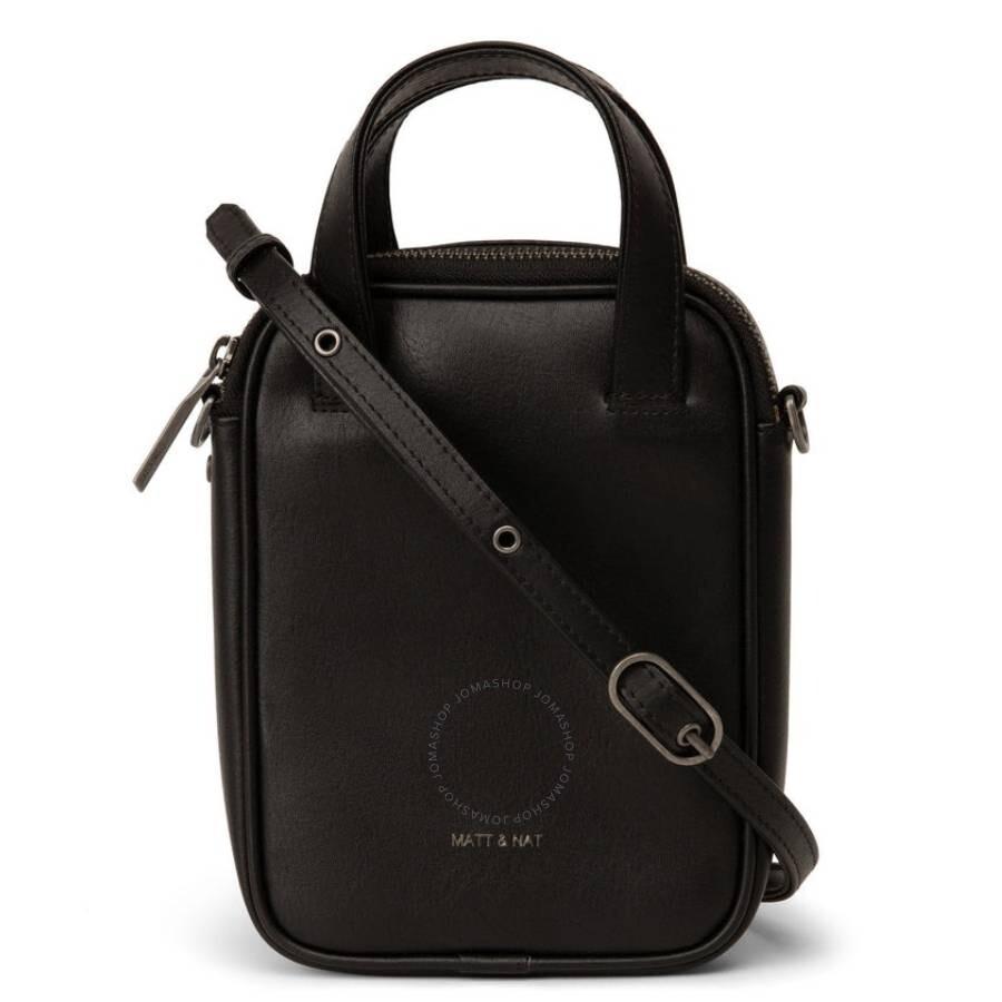 Matt & Nat Black Arbor Leap Vegan Crossbody Bag