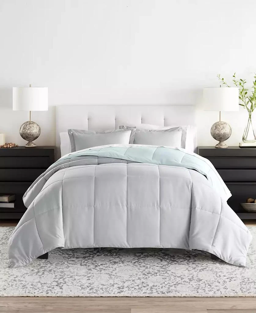 IENJOY HOME All Season Lightweight Down Alternative Reversible 3-Pc. Comforter Set 2