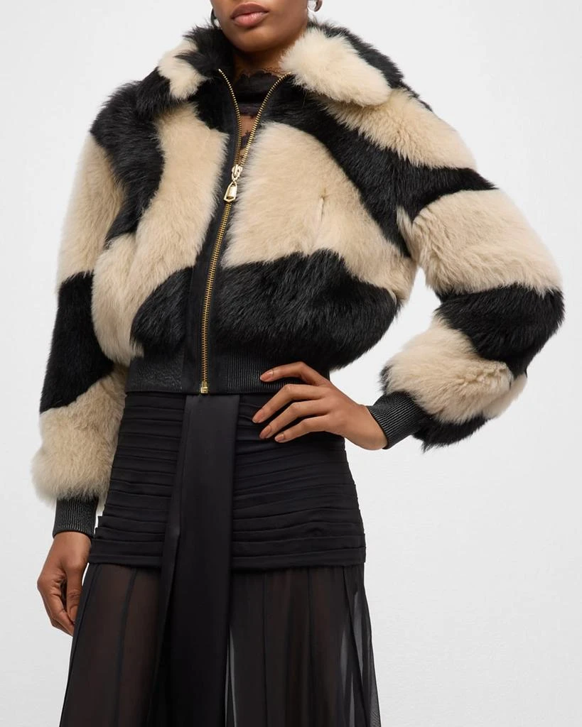 Zimmermann Illustration Fuzzy Swirl Jacket 4